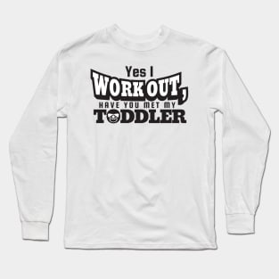 Toddler Parent Fitness Long Sleeve T-Shirt